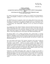 Written Contribution by the Republic of Moldova on behalf of the South East European Cooperation Process (SEECP) Chairmanship-in-Office