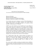 Statement by H.E. Mr. Bernard KOUCHNER, Minister of Foreign and European Affairs, France/EU (fr)