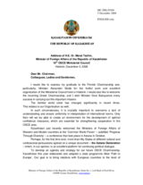Statement by H.E. Mr. Marat TAZHIN, Minister of Foreign Affairs, Kazakhstan