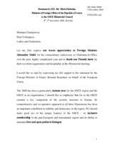 Statement by H.E. Ms. Maris RIEKSTINS, Minister of Foreign Affairs, Latvia