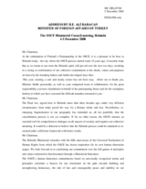 Statement by H.E. Mr. Ali BABACAN, Minister of Foreign Affairs, Turkey