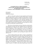 Statement by H.E. Adisak PANUPONG, Ambassador and Permanent Representative of Thailand to the OSCE, Thailand