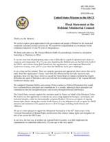 Closing Statement of the United States of America