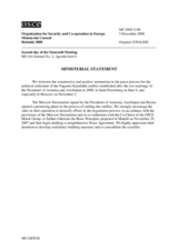 Ministerial Statement