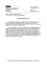 Ministerial Statement (de)