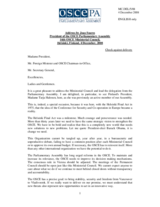 Opening Statement by Mr. Joao SOARES, President of the OSCE Parliamentary Assembly