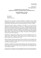 Statement by H.E. Mr. Sven ALKALAJ, Minister of Foreign Affairs, Bosnia and Herzegovina