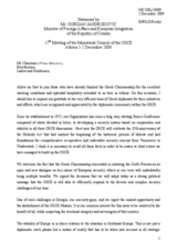 Statement by H.E. Mr. Gordan JANDROKOVIC, Minister of Foreign Affairs, Croatia