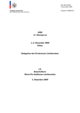 Statement by H.E. Mrs. Maria-Ria KOTHBAUER, Permanent Representative to the OSCE, Liechtenstein (de)