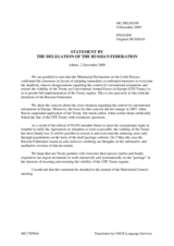 Russian Federation - Closing Session