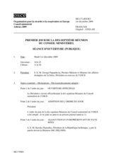 Journal, 1st Day (fr)