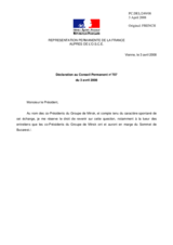 Statement by the Delegation of France on the OSCE Minsk Group (fr)
