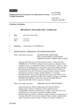 Journal of the 800th Plenary Meeting of the Permanent Council (it)