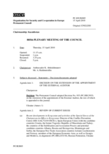 Journal of the 805th Plenary Meeting of the Permanent Council