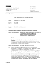 Journal of the 806th Plenary Meeting of the Permanent Council (de)