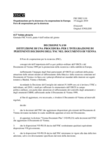 Forum for Security Co-operation Decision No. 1/10 (it)