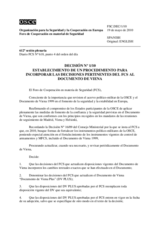 Forum for Security Co-operation Decision No. 1/10 (es)