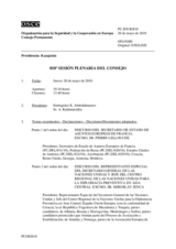 Journal of the 810th Plenary Meeting of the Permanent Council (es)