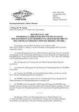 Decision No. 6/09, Informal Working Group on Planning the Review Conference on the implementation of the Treaty on Open Skies (IWGPRC) (de)