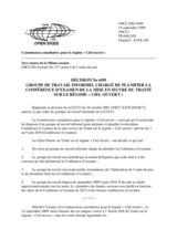 Decision No. 6/09, Informal Working Group on Planning the Review Conference on the implementation of the Treaty on Open Skies (IWGPRC) (fr)
