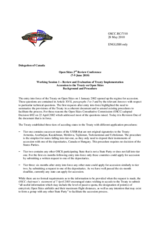 Statement by Canada, LtCol. Pierre Linteau, Accession to the Treaty on Open Skies, Background and Procedure