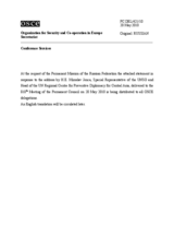 Statement by the Delegation of the Russian Federation in response to the address by the Special Representative of the UN SG and Head of the UN Regional Centre for Preventive Diplomacy for Central Asia (UNRCCA), Ambassador Miroslav Jenca (ru)