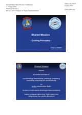 Presentation by Hungary and Germany, Capt. Konrad Seemann, Shared Mission, Guiding Principles