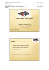 Presentation by Hungary, LtCol. Gabor Szucs, Open Skies Platforms