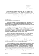 Opening Statement by the Russian Federation