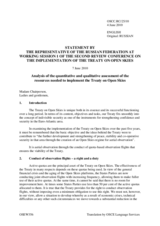 Statement by the Russian Federation, Item 4, Mr. Alexander Peresypkin, Conduct of Observation Flights and Mission Planning