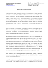 Contribution by Mr. Owen, Insitute of Democracy and Co-operation