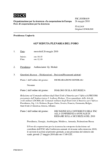 Journal of the 613th Plenary Meeting of the Forum for Security Co-operation (it)