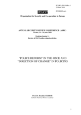 Keynote Speech by Professor Dr. Ibrahim Cerrah, Turkish National Police Academy