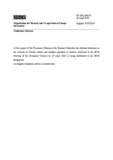 Statement by the Delegation of the Russian Federation on removal of Serbian mobile and landline operators in Kosovo (ru)