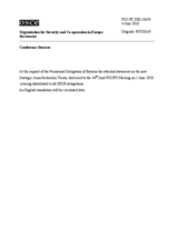 Statement by the Delegation of Belarus in response to the presentation on the New START by Rose Gottemoeller and Anatoly Antonov (ru)