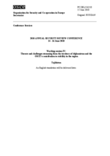 Statement by Mr. Abdulaziz Jalov, Representative of the State Committee for National Security, Tajikistan (ru)