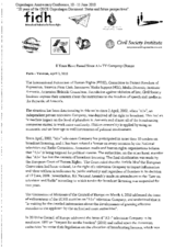 Contribution by Numerous NGOs on Restrictions to the Freedom of Speech and Media in Armenia