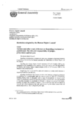 UN General Assembly Human Rights Council Resolution 13/19