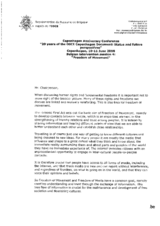 Statement by Belgium on Freedom of Movement