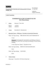 Journal of the 814th Special Plenary Meeting of the Permanent Council (de)