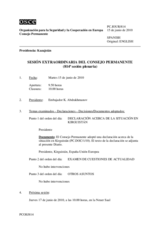 Journal of the 814th Special Plenary Meeting of the Permanent Council (es)