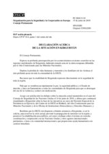 Permanent Council Statement No. 1/10 (es)