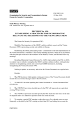Forum for Security Co-operation Decision No. 1/10