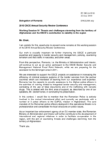 Statement by Romania