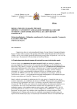 Opening Statement by Amb. Fredericka Gregory, Canada