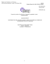 Shadow Report by Labrys Kyrgyzstan, Discrimination and Violence against lesbian and bisexual women and transgender people in Uzbekistan