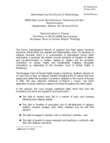 Contribution by the Church of Scientology, Discrimination in France, The Policy of MIVILUDES Contravenes, European Court of Human Rights' Findings