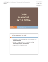 Introductory Statement by Mr. Dainius Radzevicius, Chairman of the Lithuanian Journalists Union and Chairman of the Lithuanian Council of Radio and Television