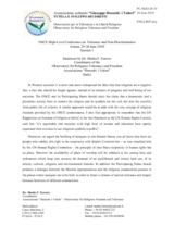 Statement by Mr. Mattia Ferrero