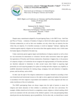 Statement by Mr. Mattia Ferrero